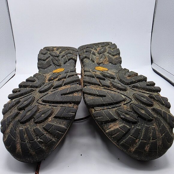 Merrell Boulder Mens Size 10 Brown Shoes Vibram Soles Camping Hiking Trails - Picture 11 of 13